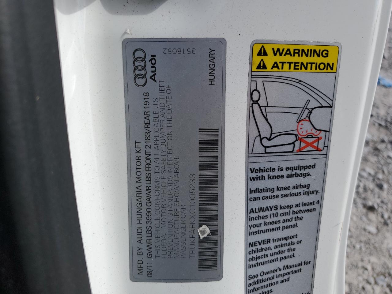 Audi TT Prestige Image 12