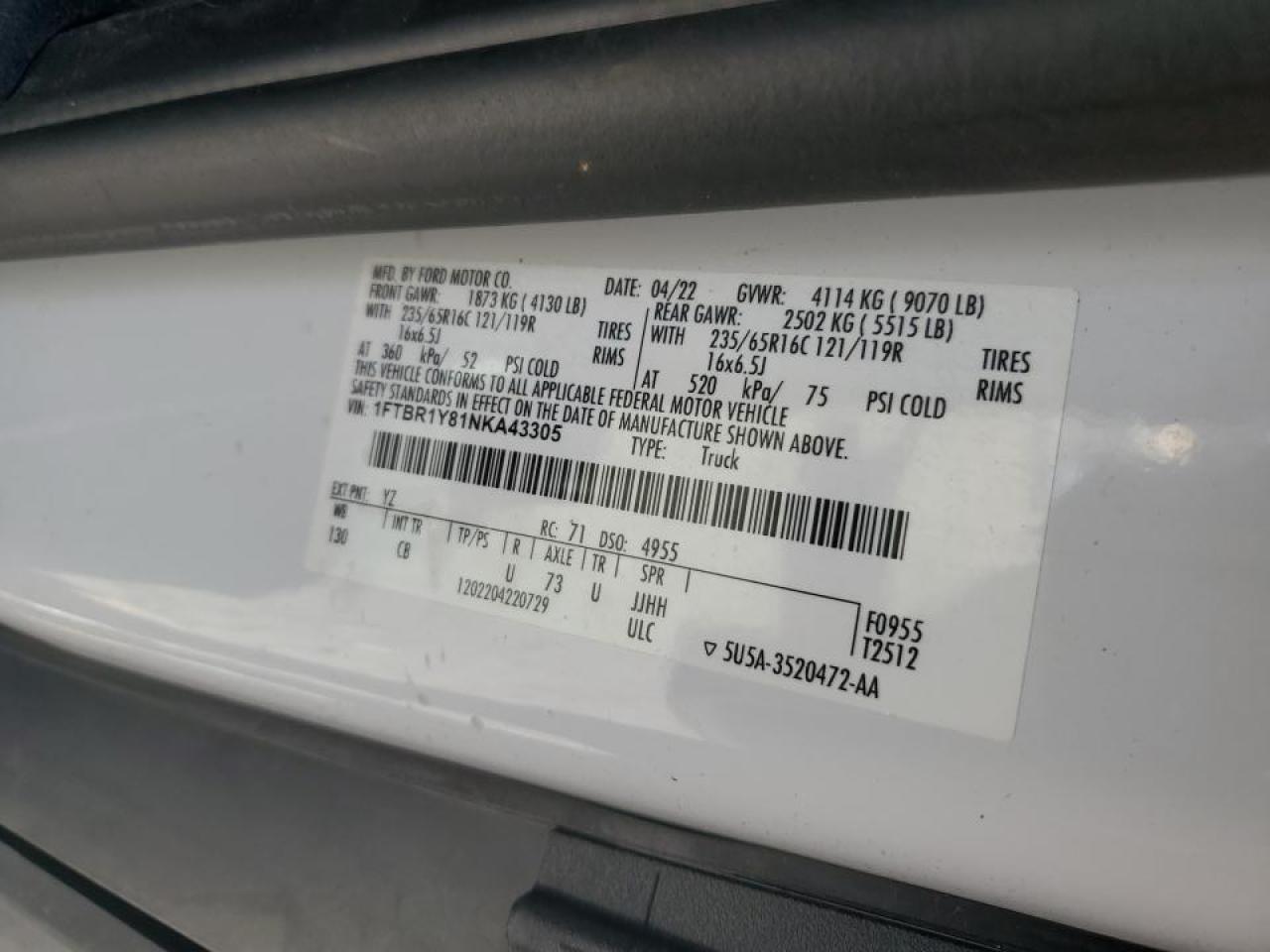 Ford Transit T-250 Image 12