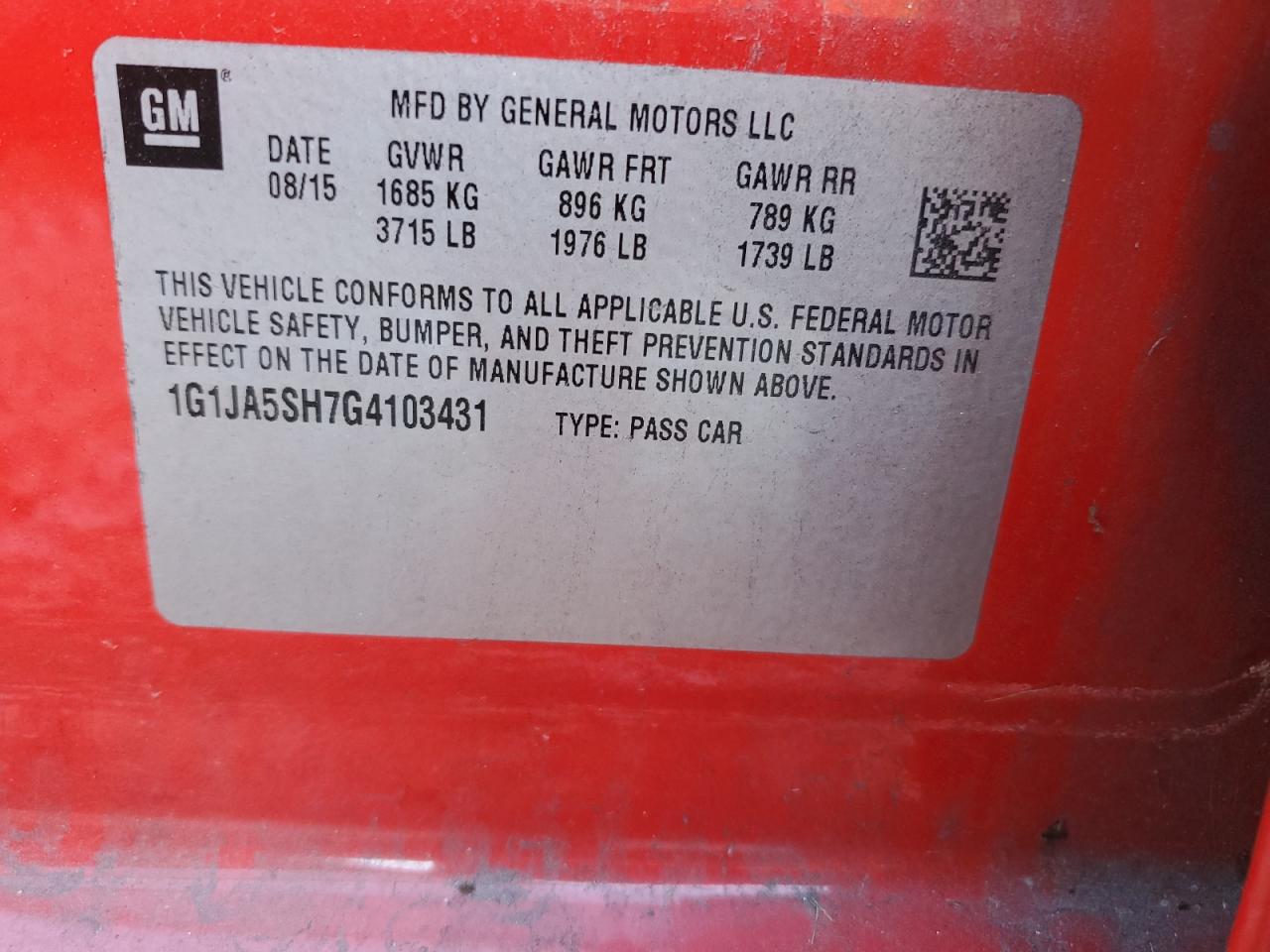 Chevrolet Sonic Ls Image 4