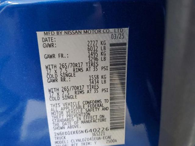 Nissan Frontier S Image 3