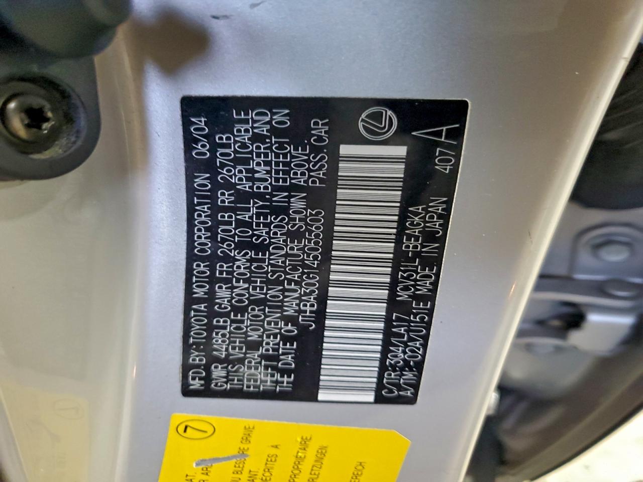 Lexus Es 330 Image 11