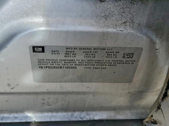 Chevrolet Cruze Lt Image 12