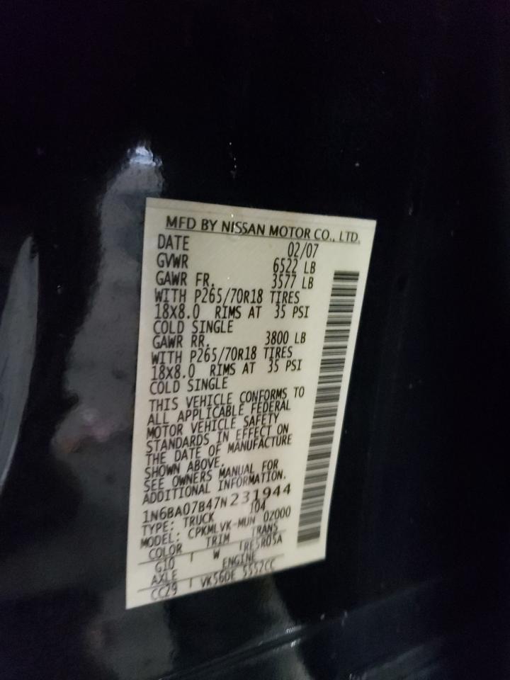 Nissan Titan Xe Image 13