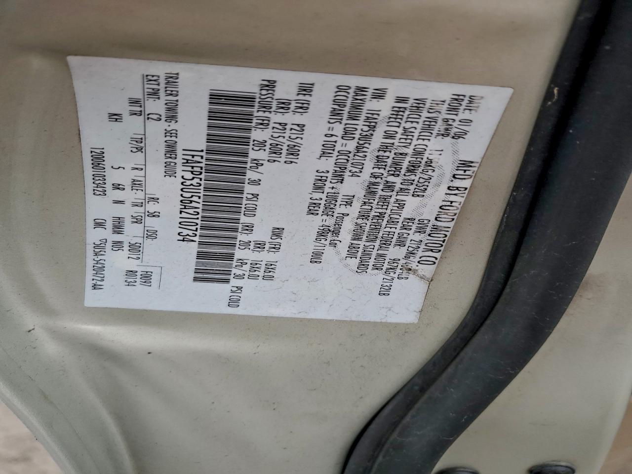 Ford Taurus Se Image 11