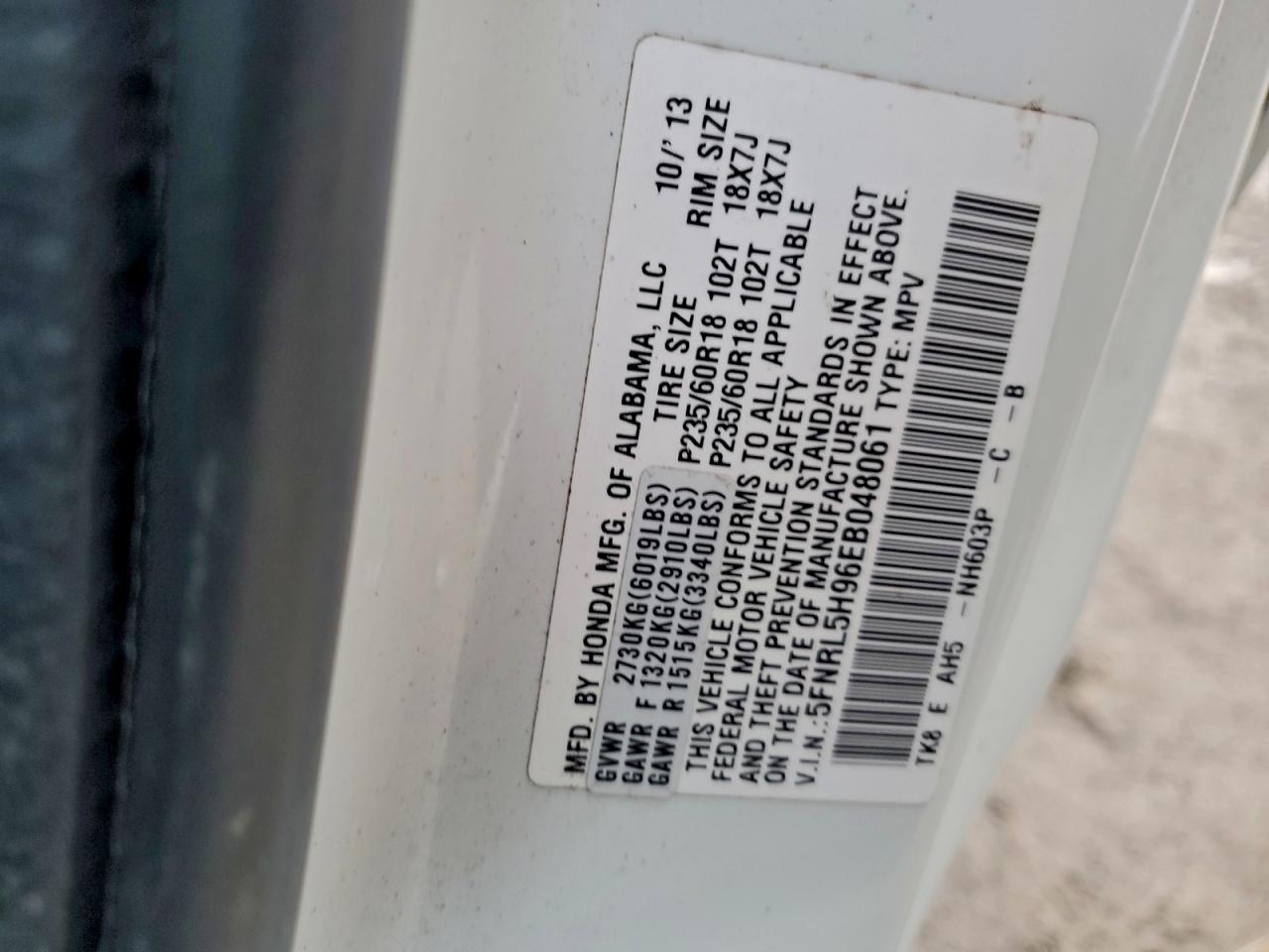 Honda Odyssey Touring Image 6