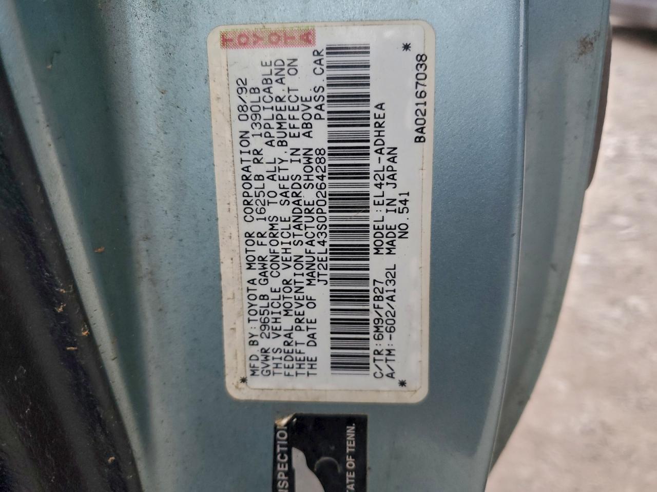 Toyota Tercel Dx Image 11