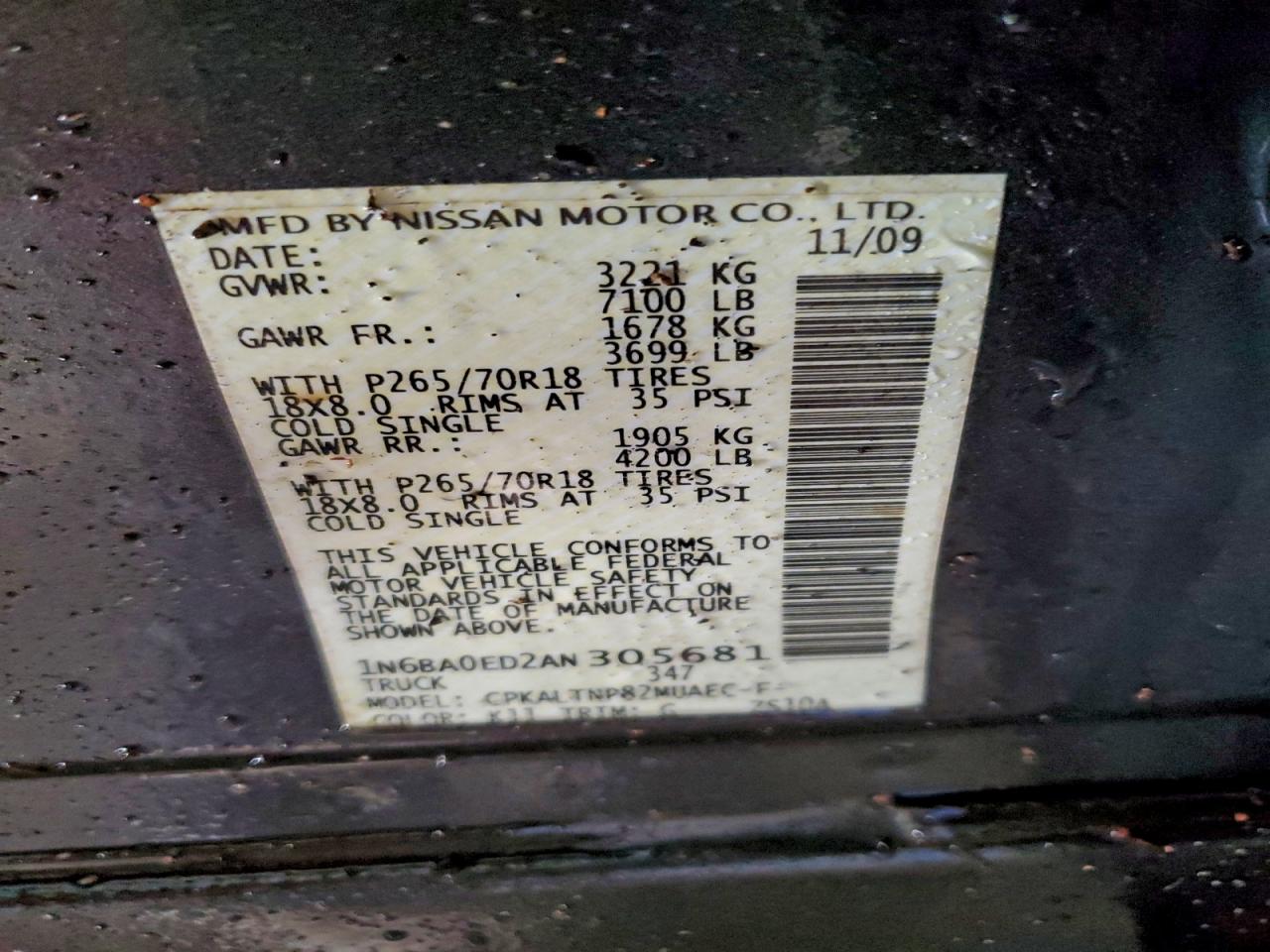 Nissan Titan Xe Image 10