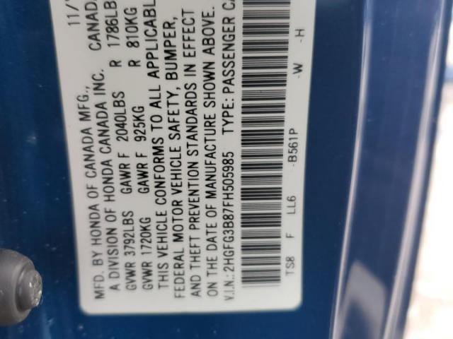 Honda Civic Ex Image 9