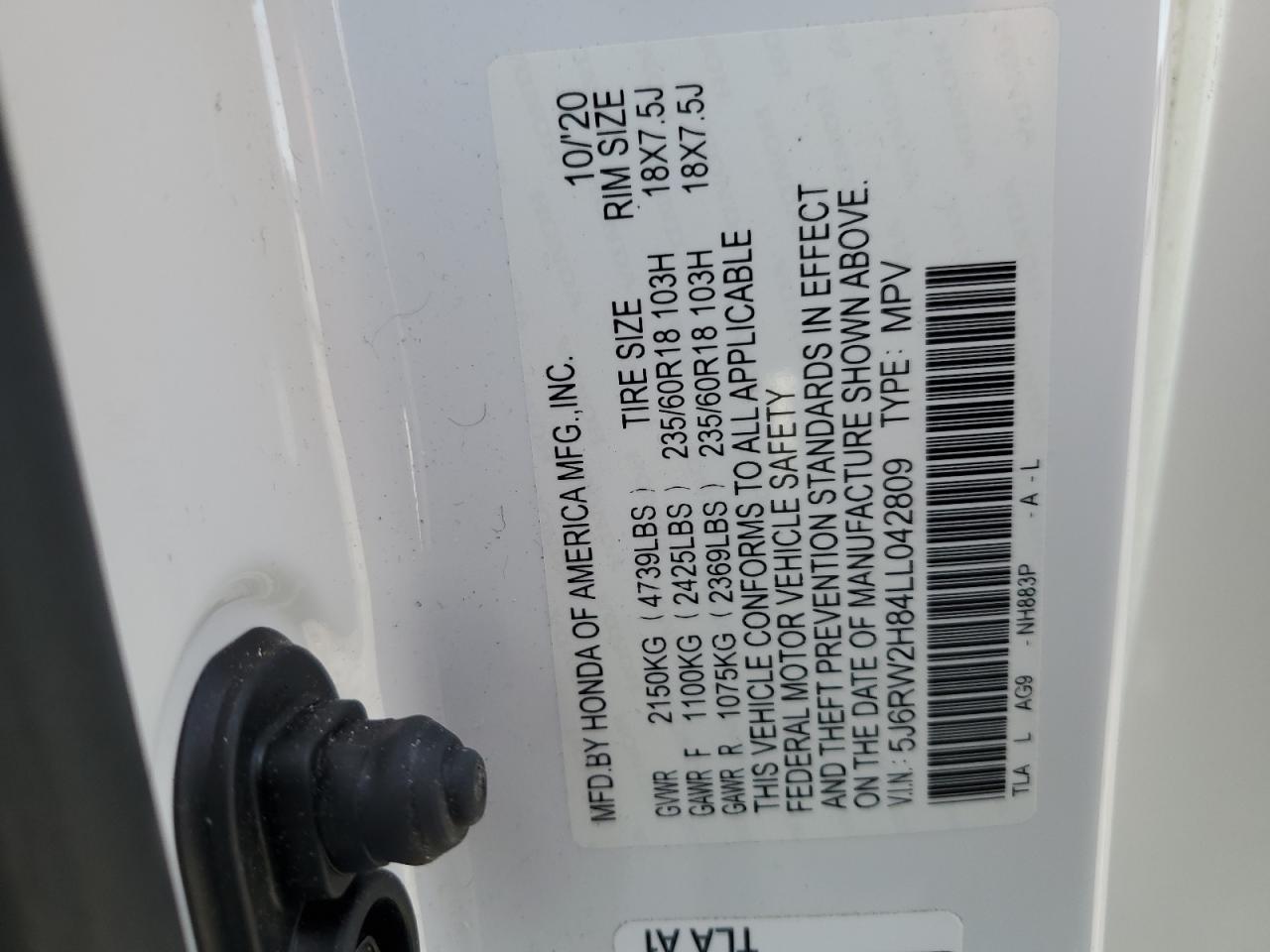 Honda Crv Exl Image 11