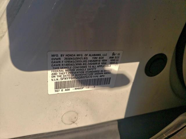 Honda Pilot Exl Image 10