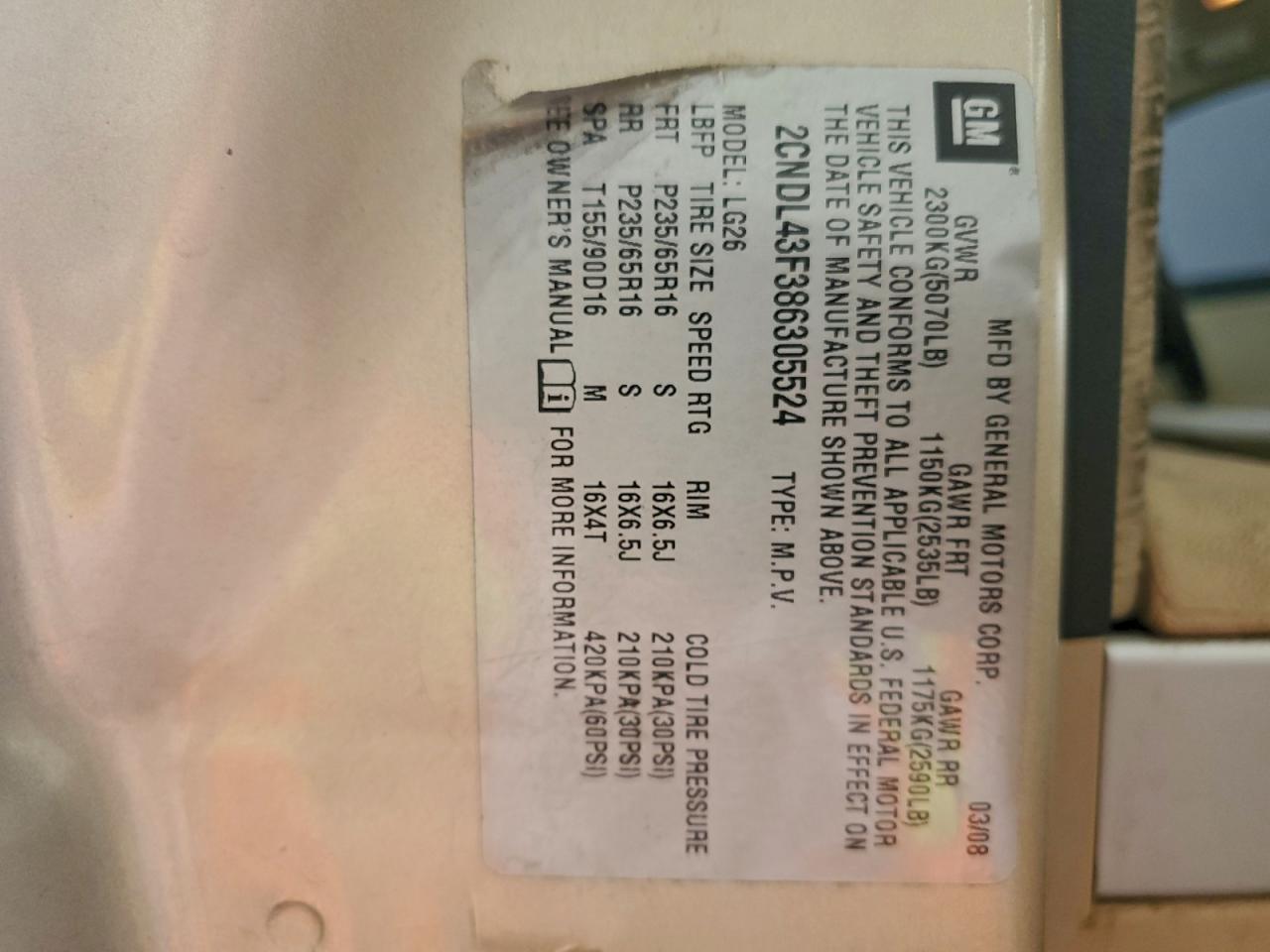 Chevrolet Equinox Lt Image 12