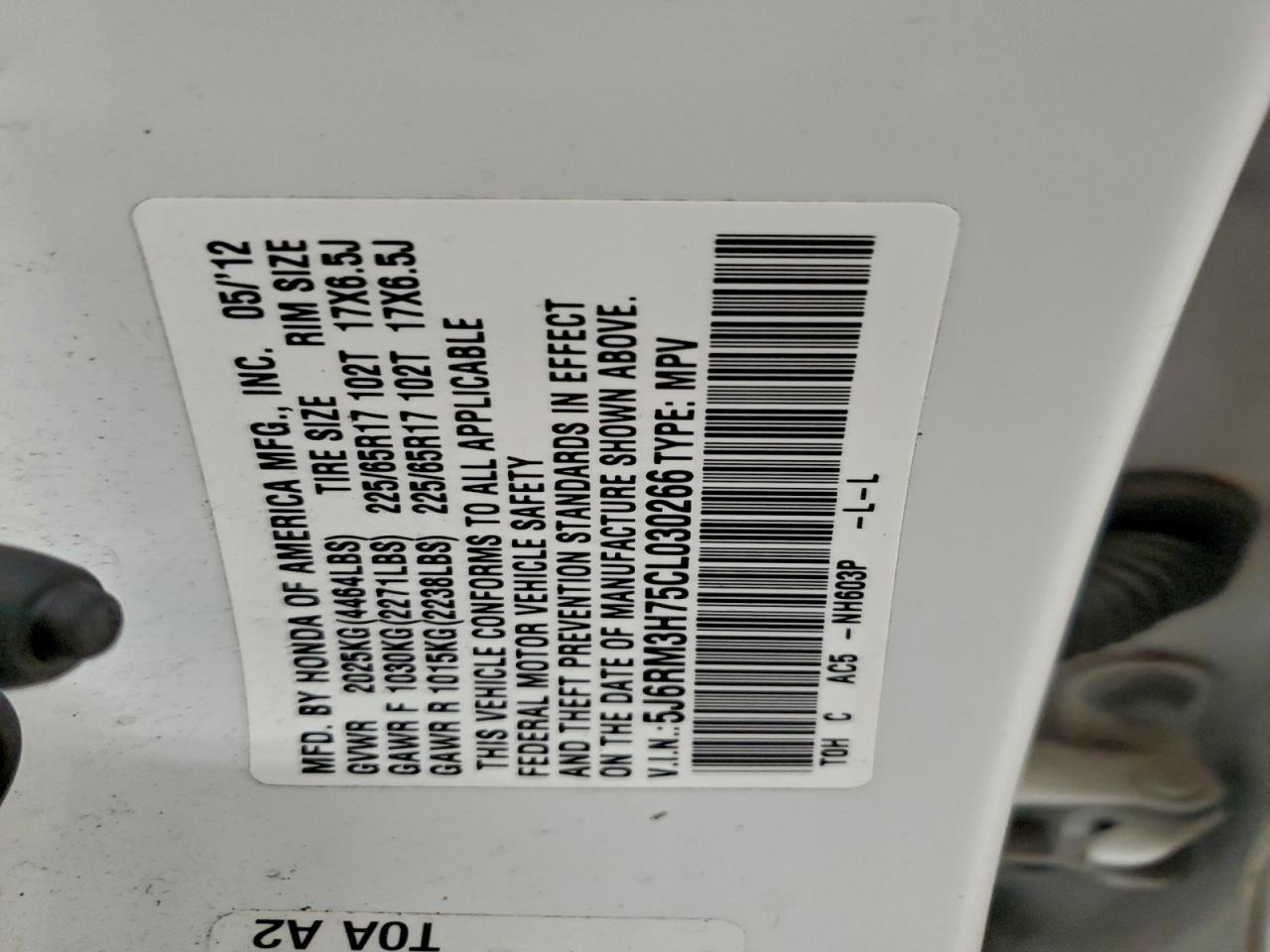 Honda Crv Exl Image 4