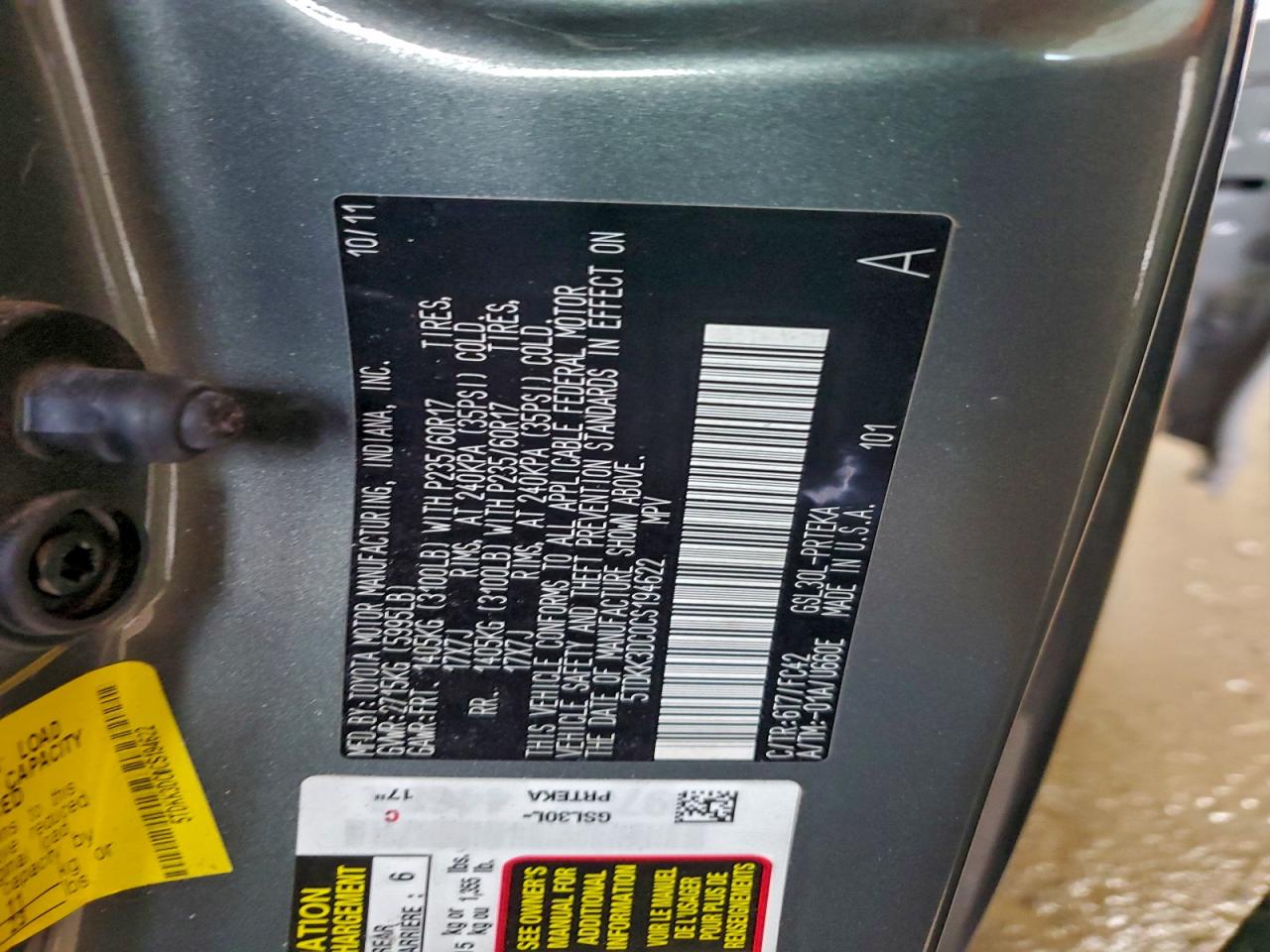 Toyota Sienna Le Image 12