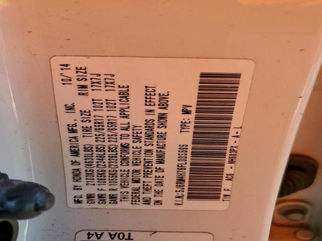 Honda Crv Exl Image 7