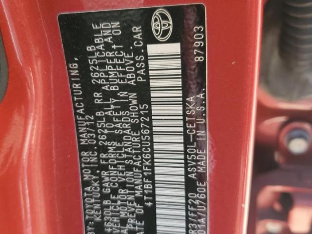 Toyota Camry Base Image 10