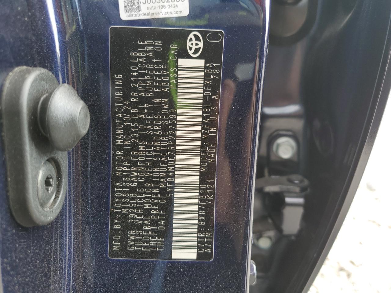 Toyota Corolla Le Image 12