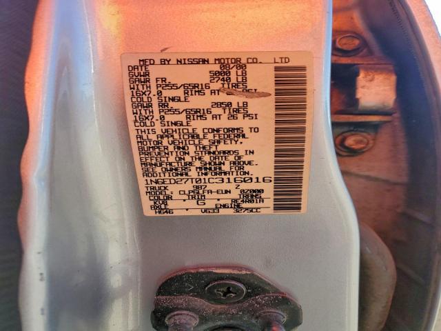 Nissan Frontier Crew Cab Xe Image 8