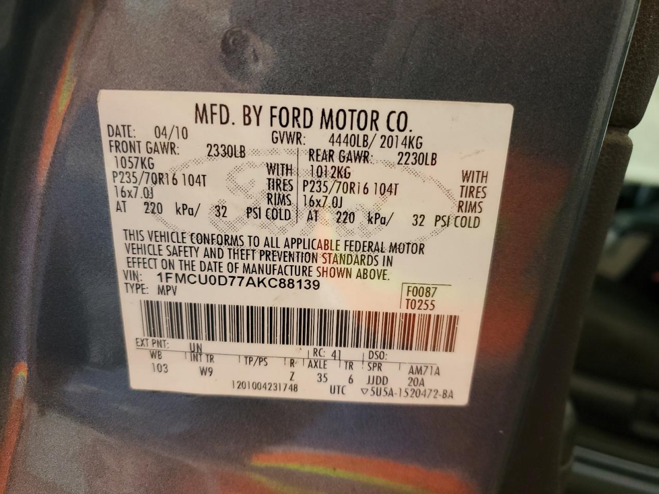 Ford Escape Xlt Image 11