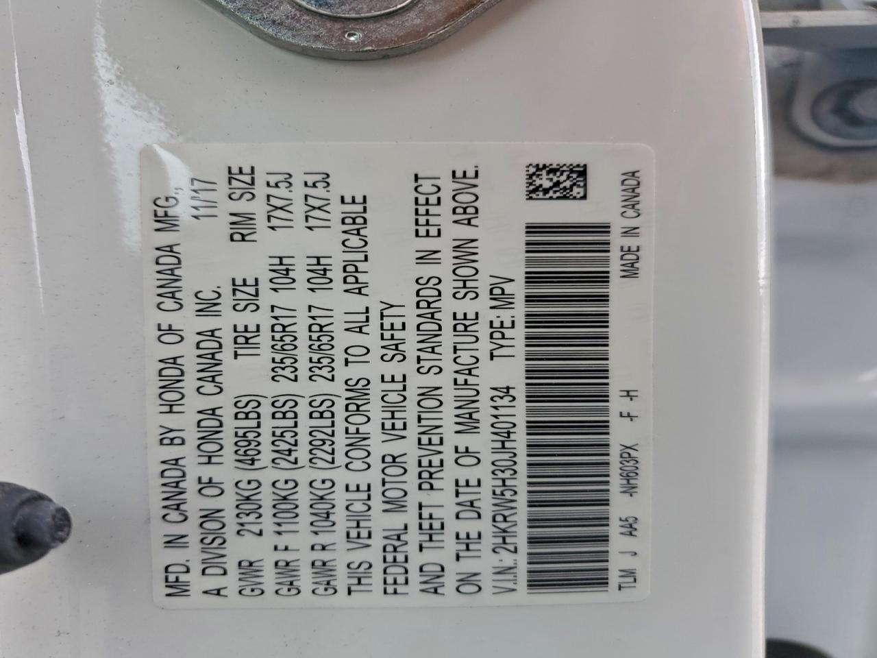 Honda Crv Lx Image 11