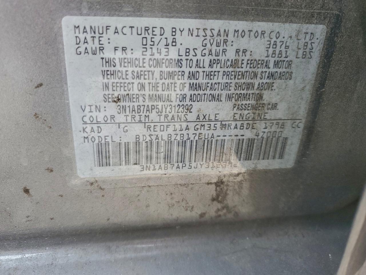 Nissan Sentra S Image 5