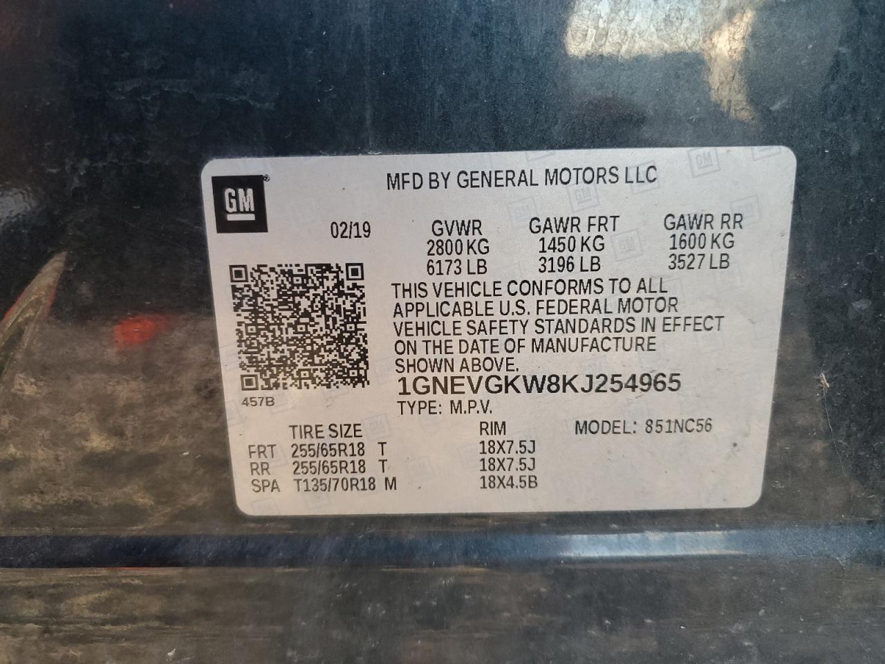 Chevrolet Traverse Lt Image 14