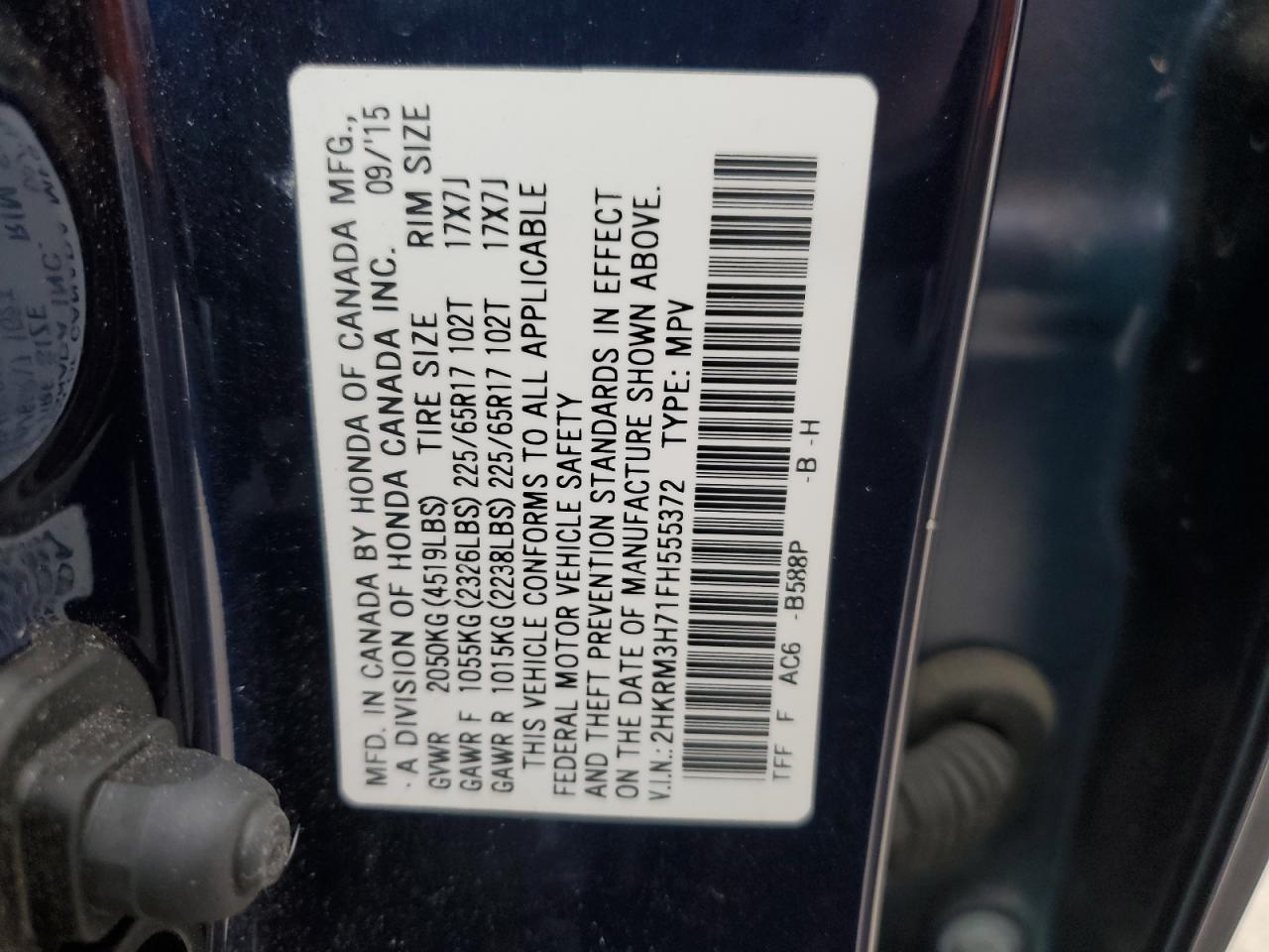 Honda Crv Exl Image 7