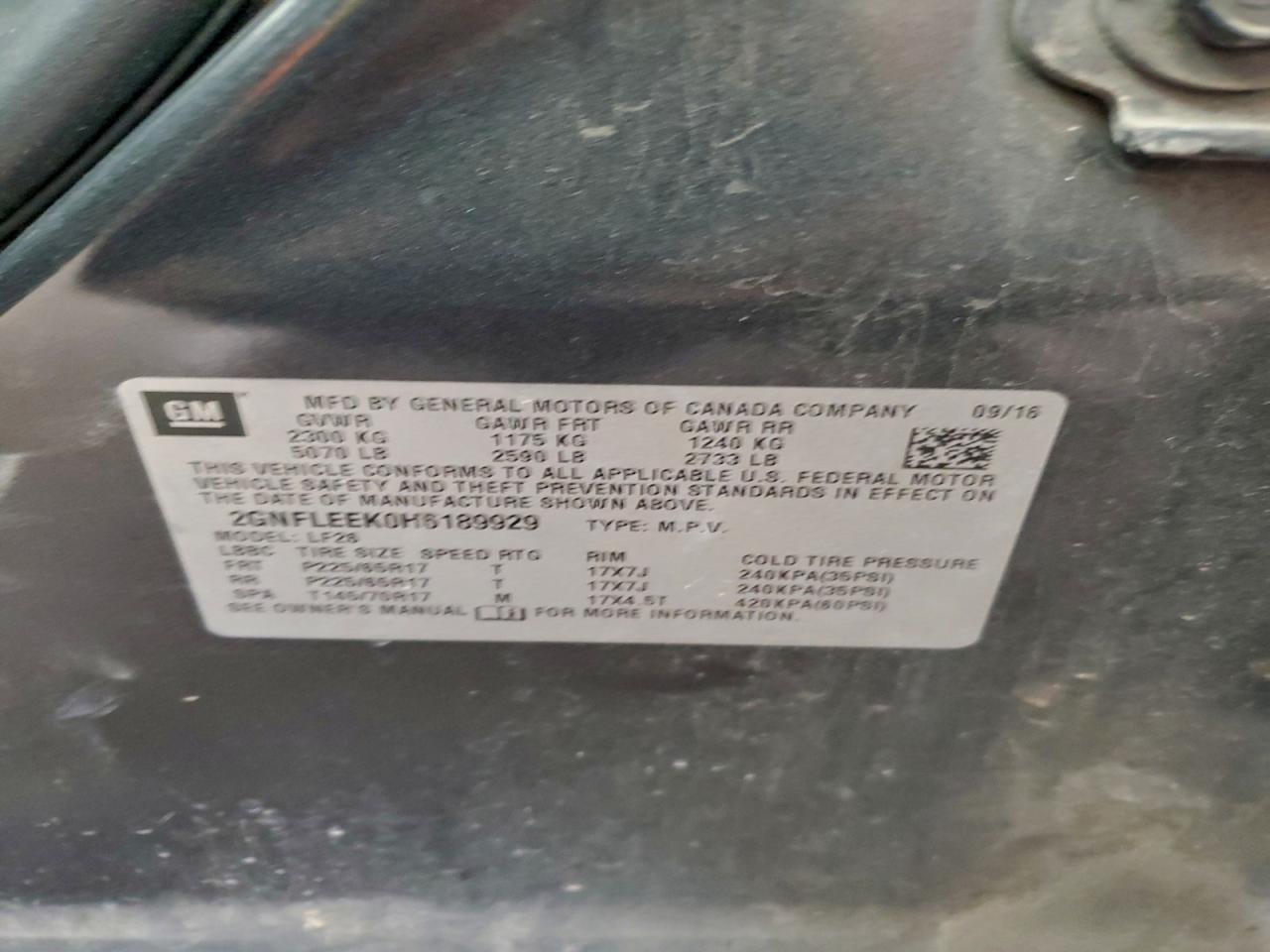 Chevrolet Equinox Ls Image 10