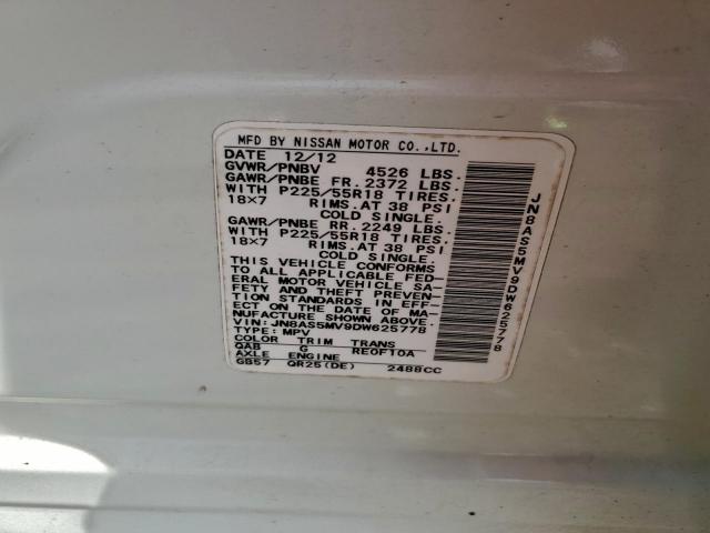 Nissan Rogue S Image 3