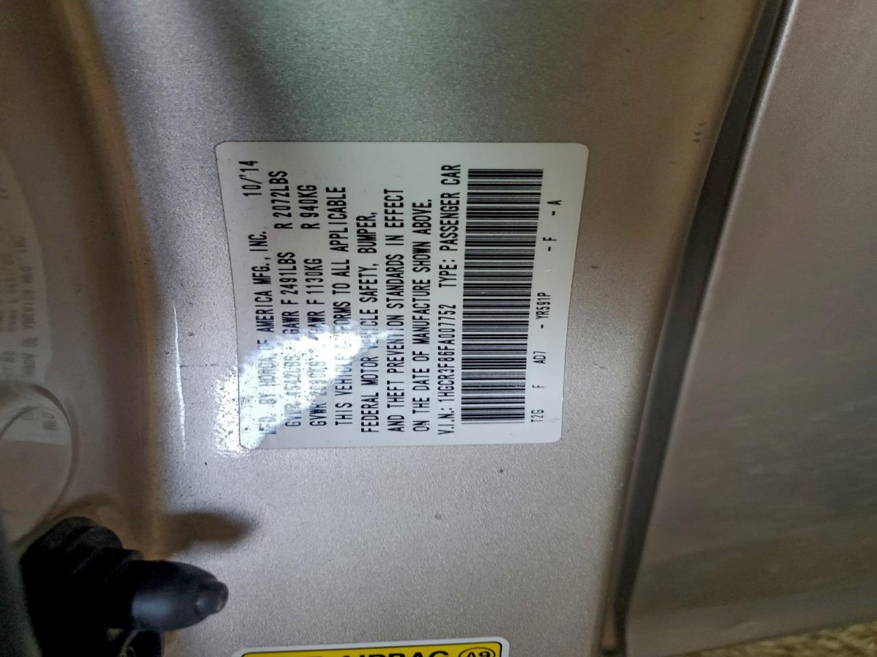 Honda Accord Exl Image 10