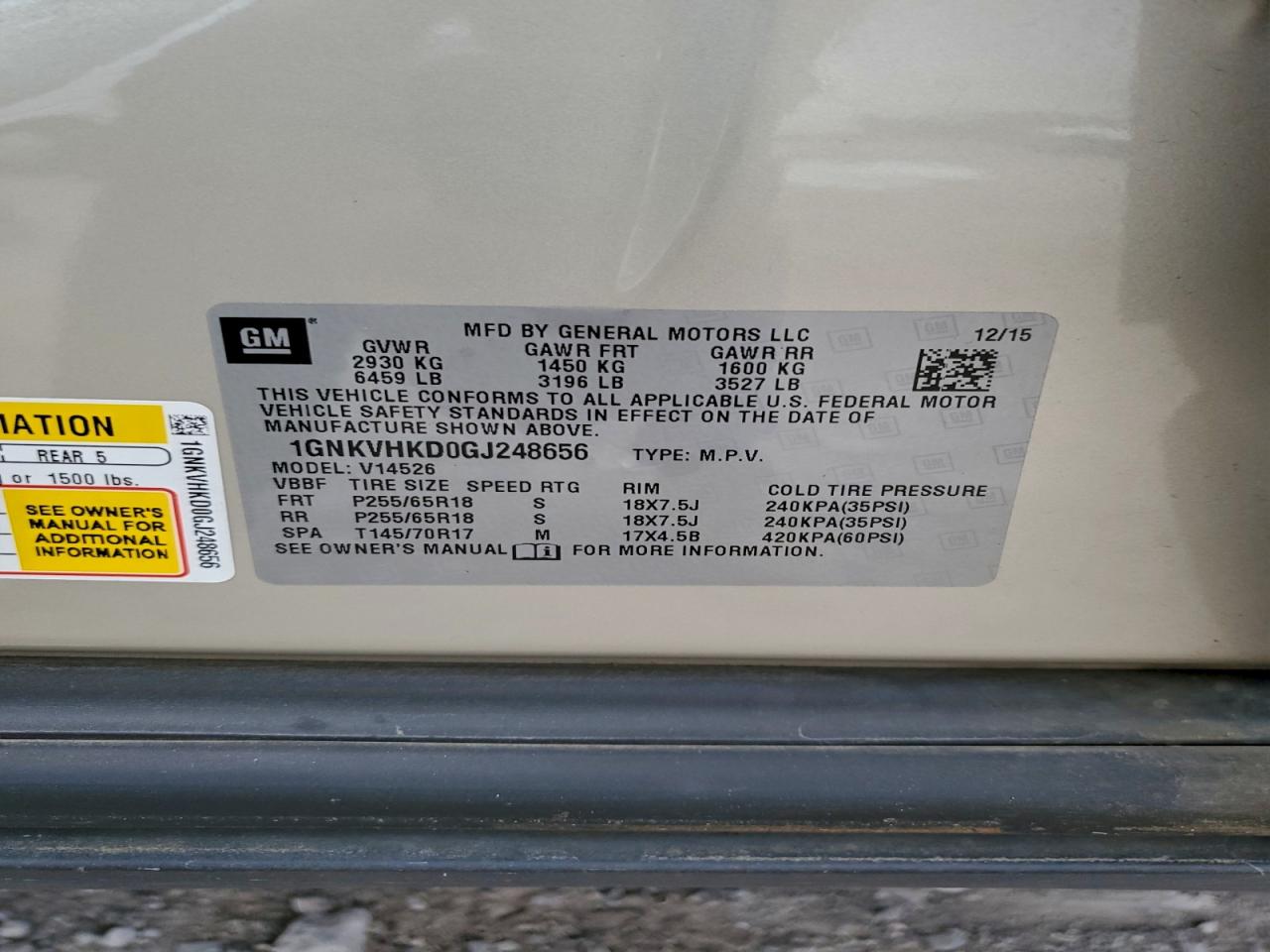 Chevrolet Traverse Lt Image 10