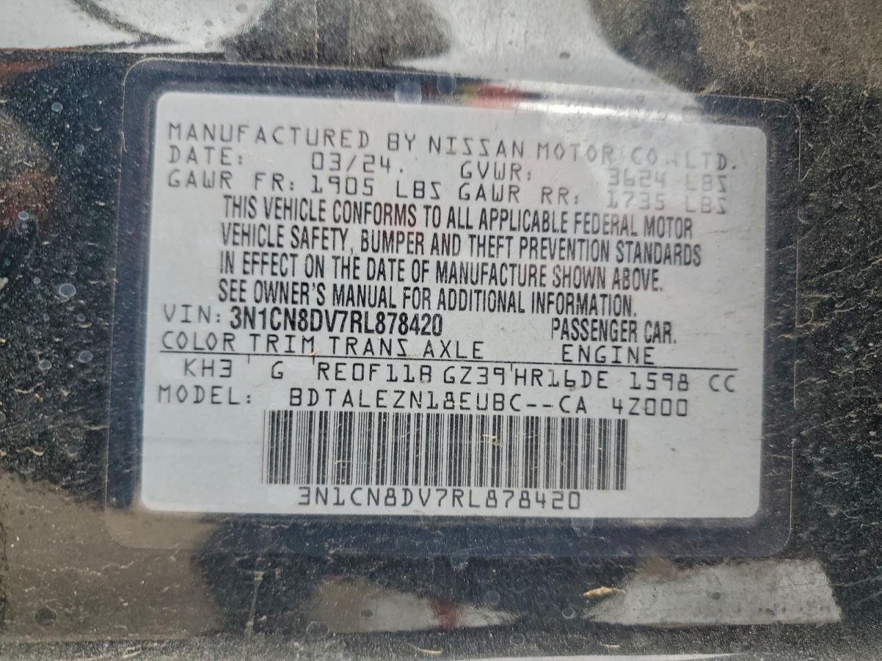 Nissan Versa S Image 6