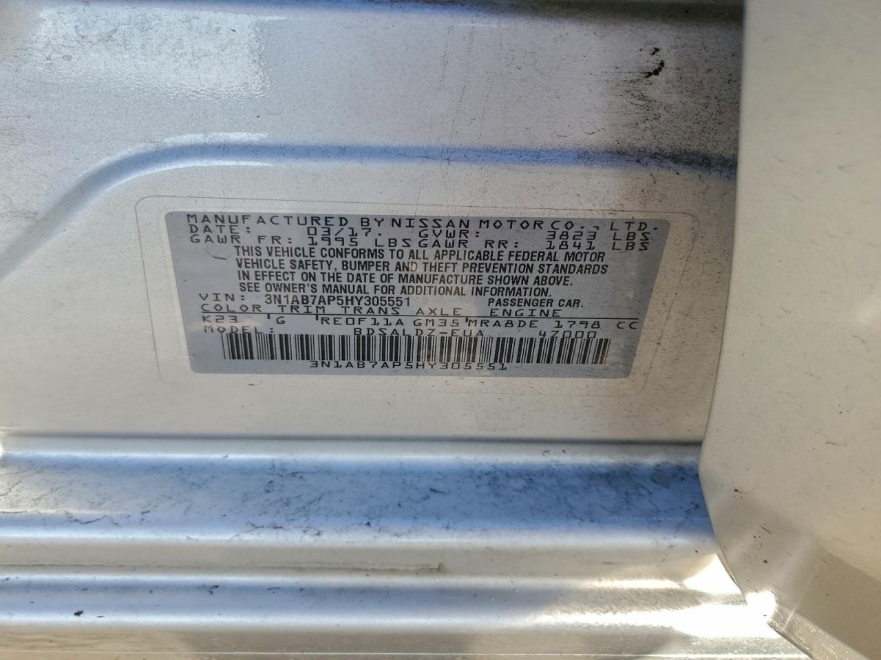 Nissan Sentra S Image 8