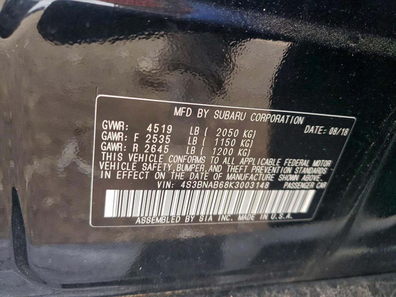 Subaru Legacy 2.5i Image 9