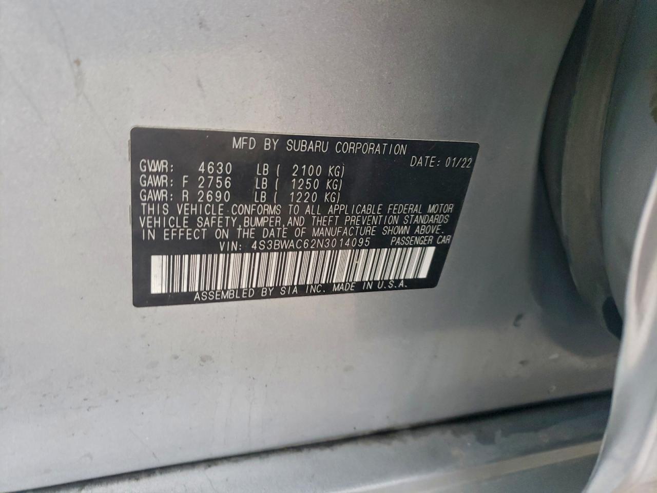 Subaru Legacy Premium Image 13