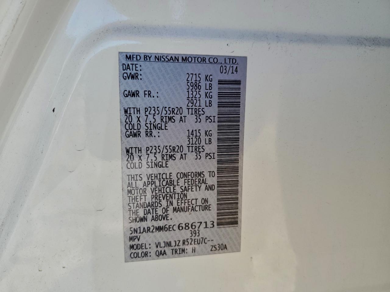 Nissan Pathfinder S Image 4