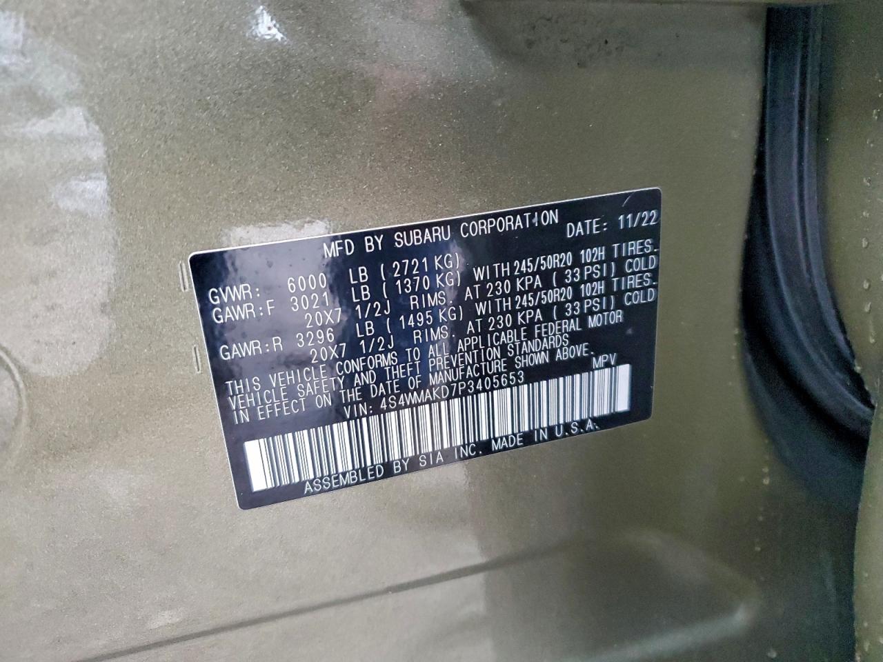 Subaru Ascent Limited Image 11