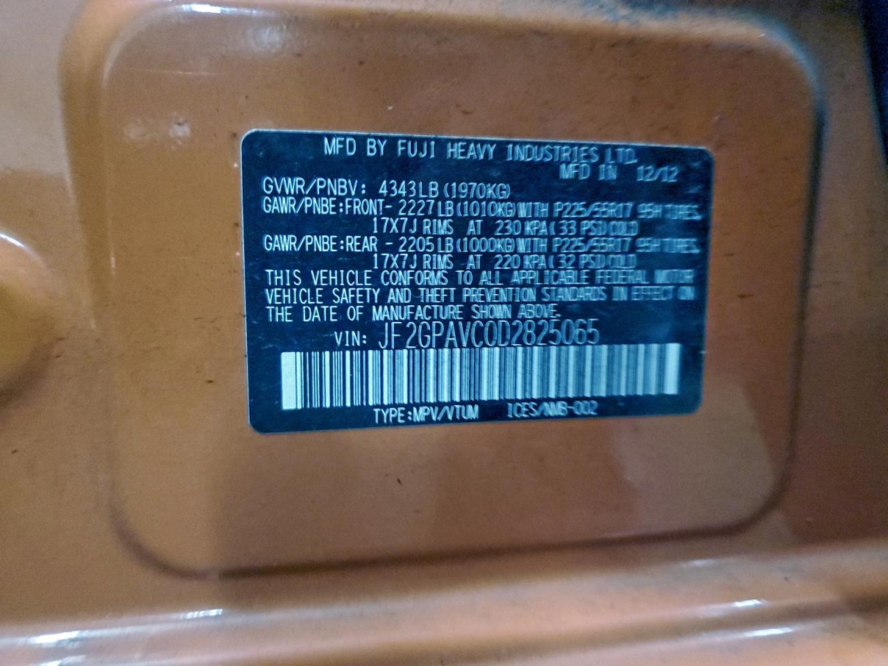 Subaru Xv 2.0 Premium Image 11