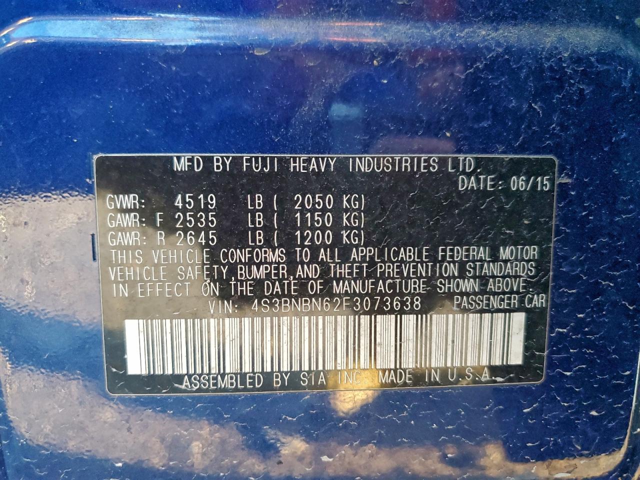 Subaru Legacy 2.5i Limited Image 6