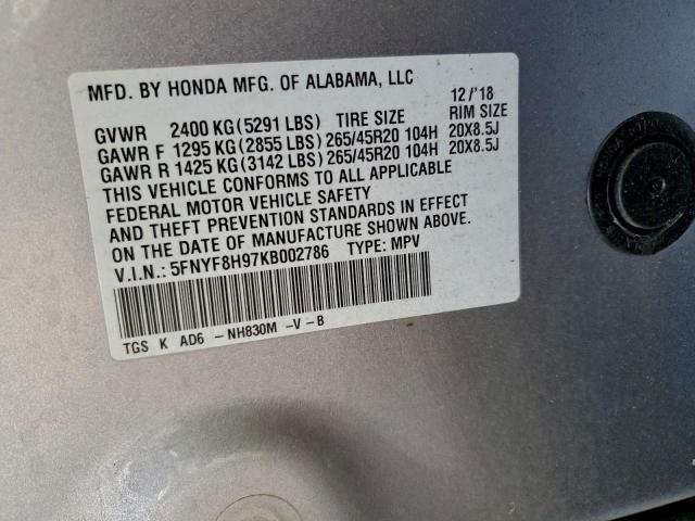 Honda Passport Touring Image 3