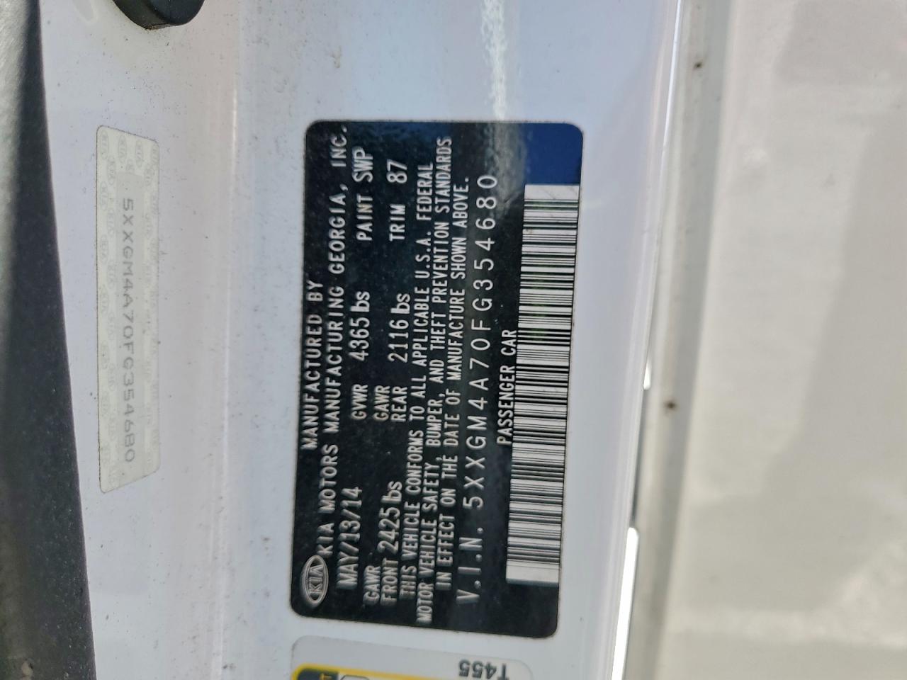 Kia Optima Lx Image 11